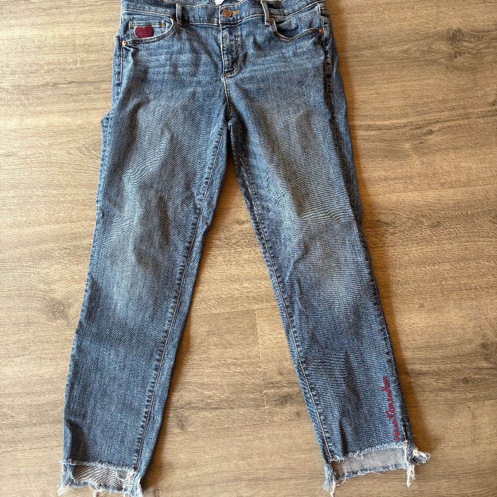 Loft Jeans women’s straight Heartbreaker size 30